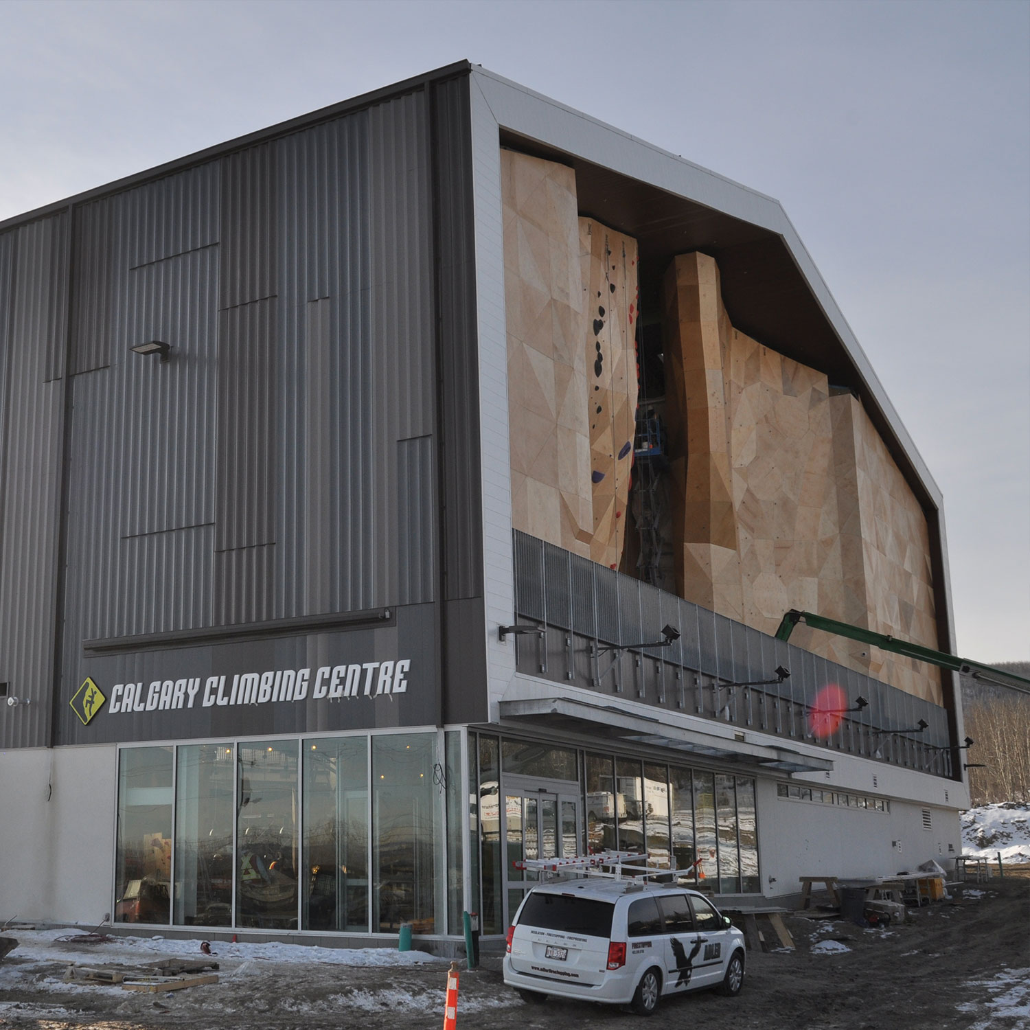 Parker Johnston Projects - Calgary Climbing Centre - Exterior