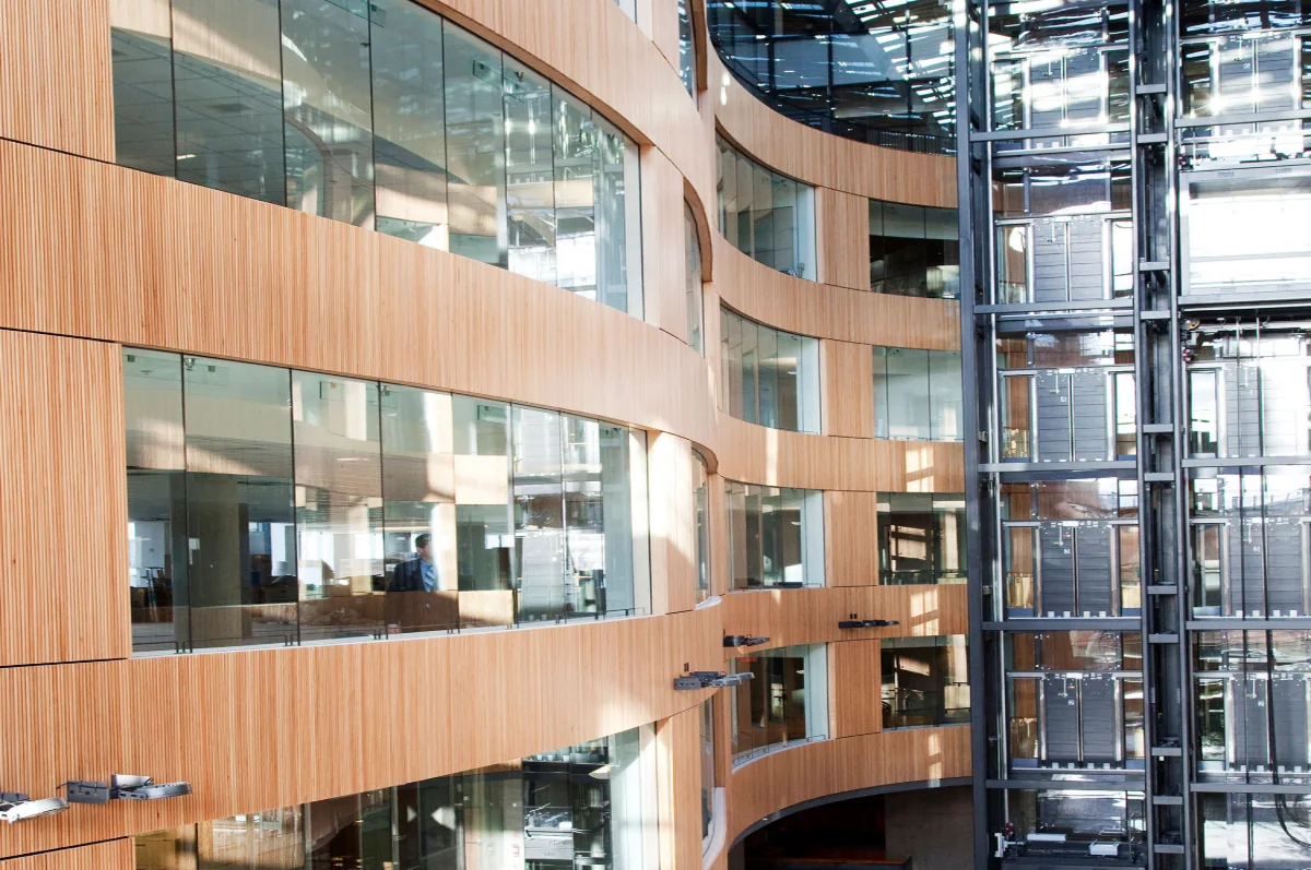 Parker Johnston - Atrium - speciality panels - ceiling