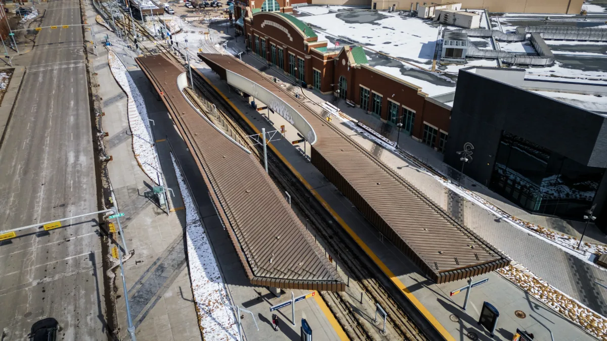 Parker Johnson Project - 17th Street Stampede Crossing - Aerial Above