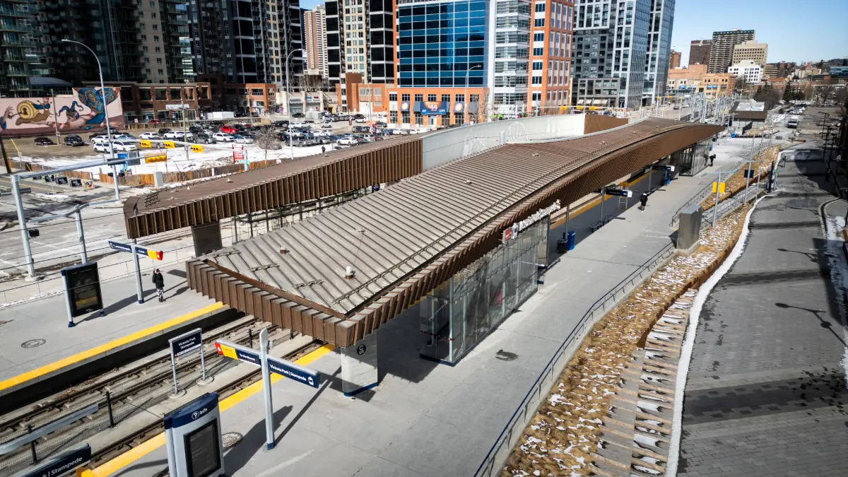 Parker Johnson Project - 17th Street Stampede Crossing - Aerial