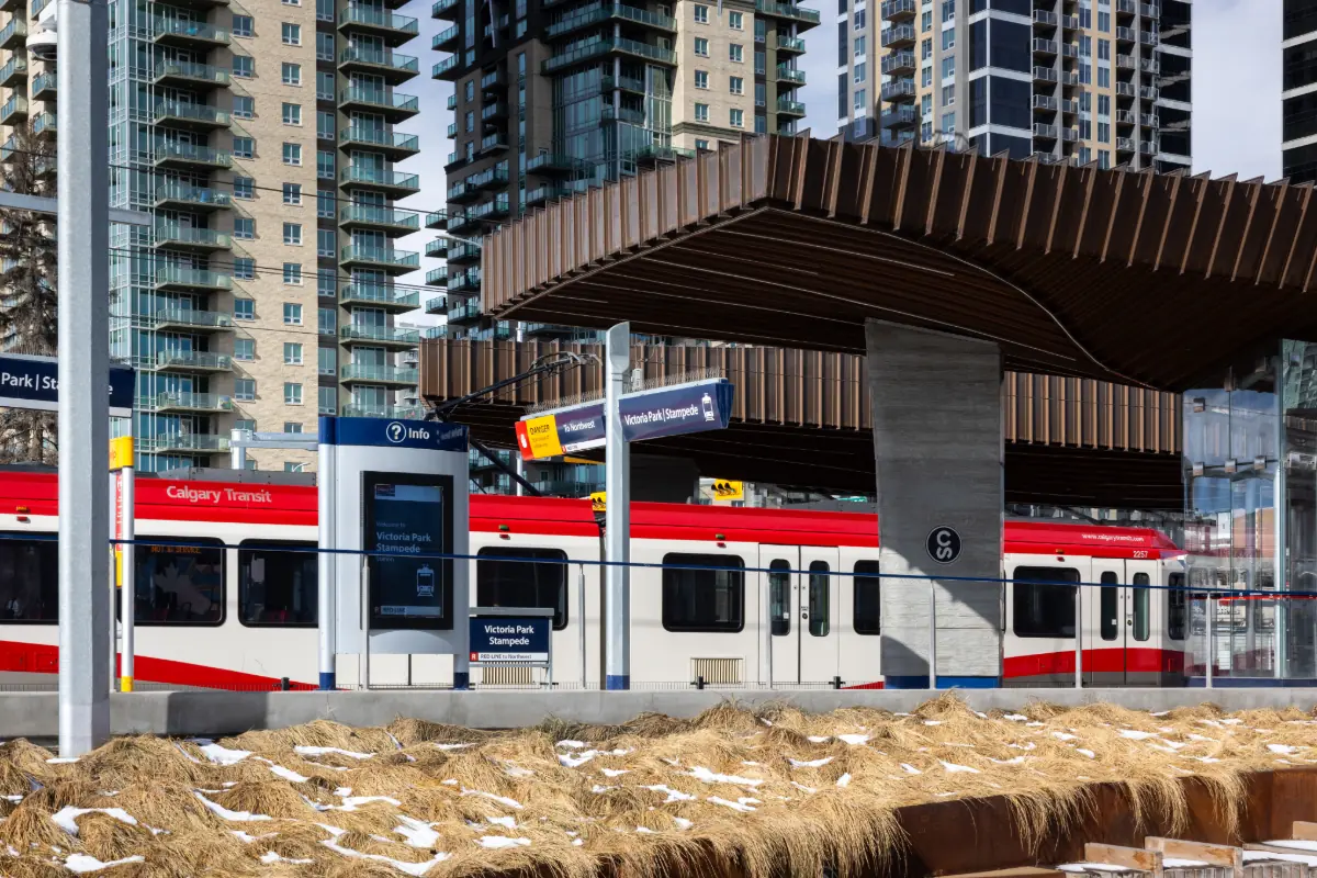 Parker Johnson Project - 17th Street Stampede Crossing - Train