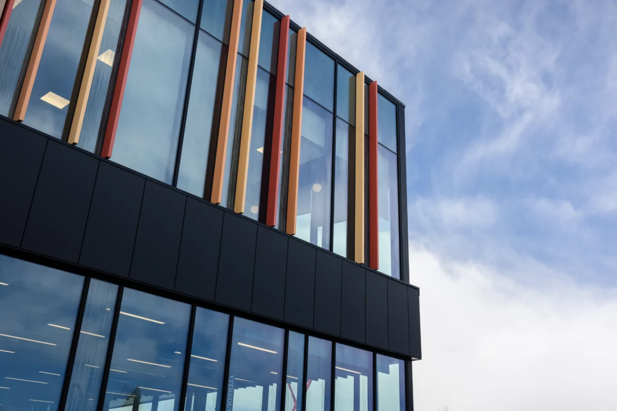 Parker Johnston - Airdrie Public Library - ACM Metal Wall Panels and Colour