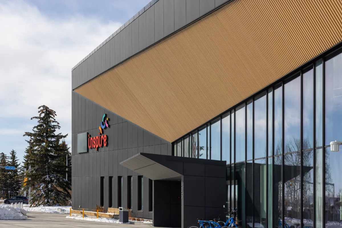 Parker Johnston - Airdrie Public Library - Front and Entry