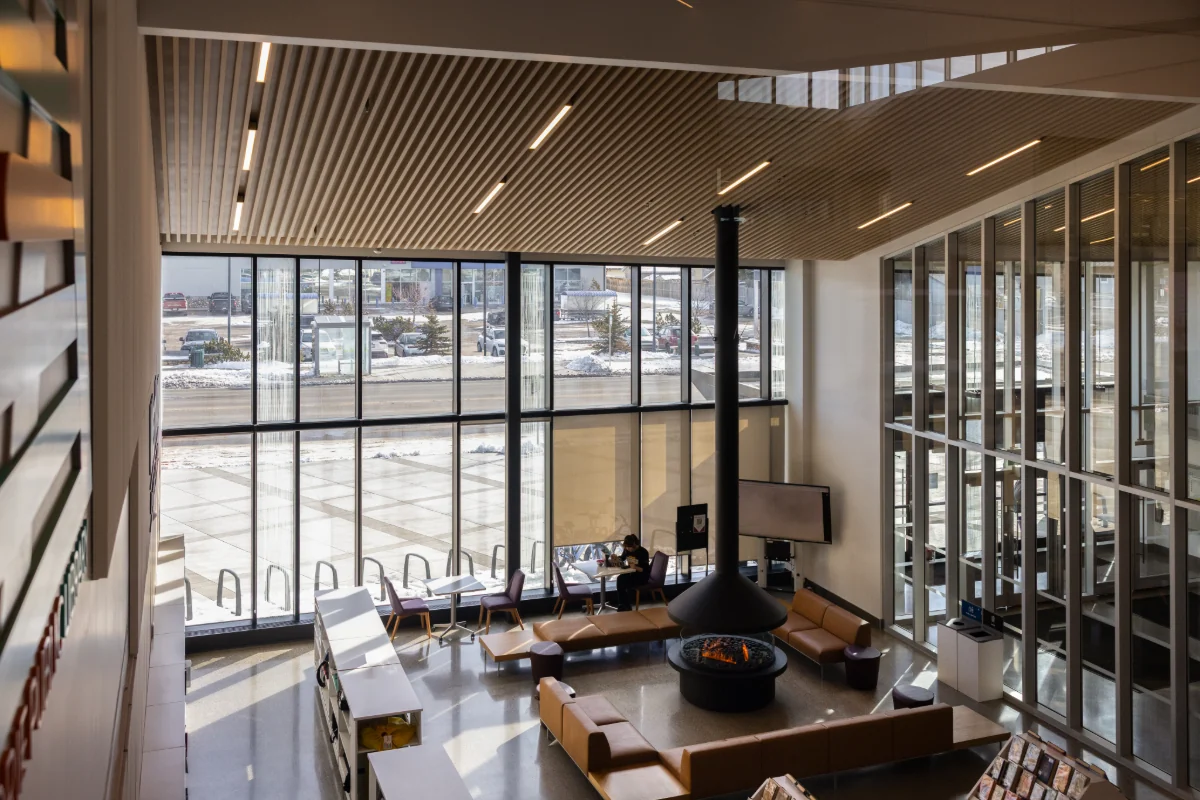Parker Johnston - Airdrie Public Library - Interior Ceiling