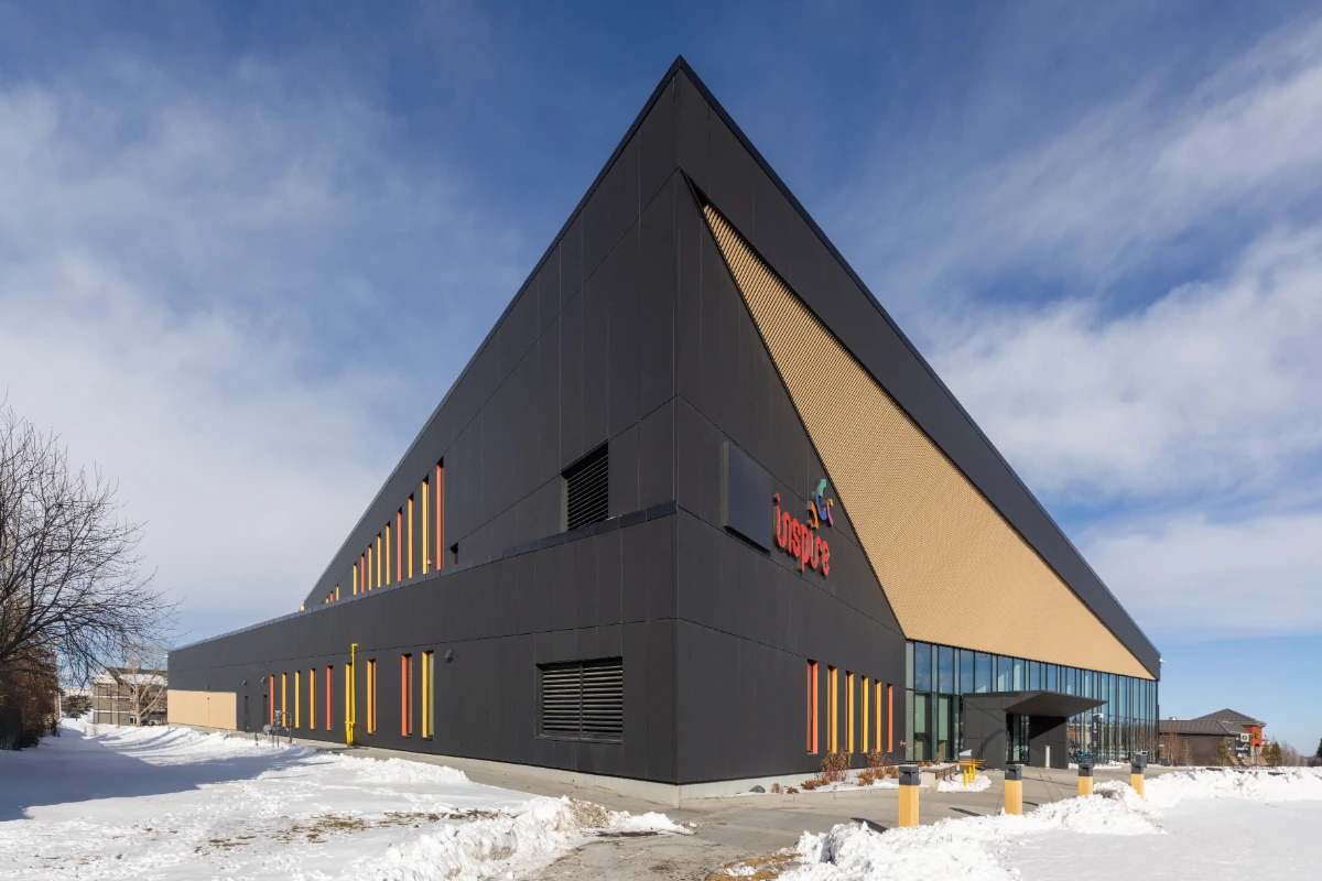 Parker Johnston - Airdrie Public Library - Wall Panel Aerial